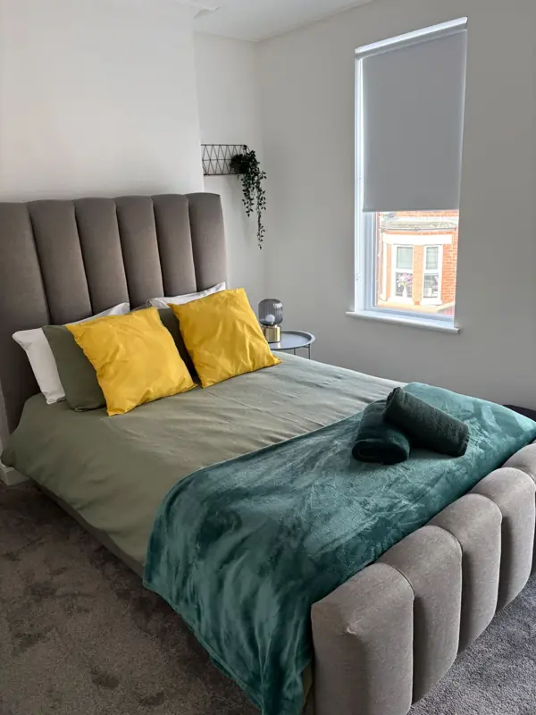 Single bedroom freshly made up, Belfast